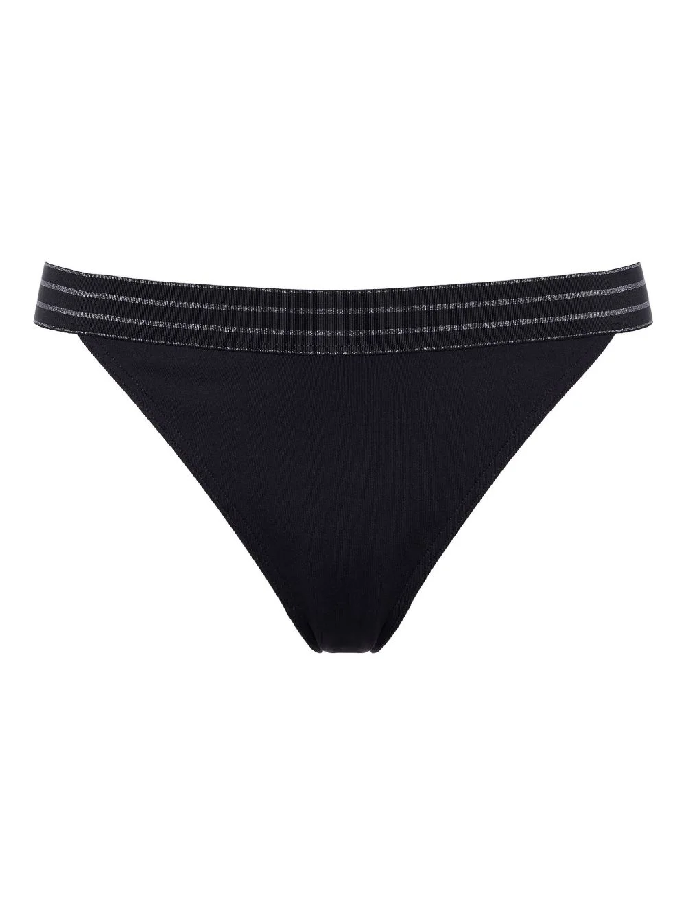 Rayonnant striped-waistband bikini bottoms - 1
