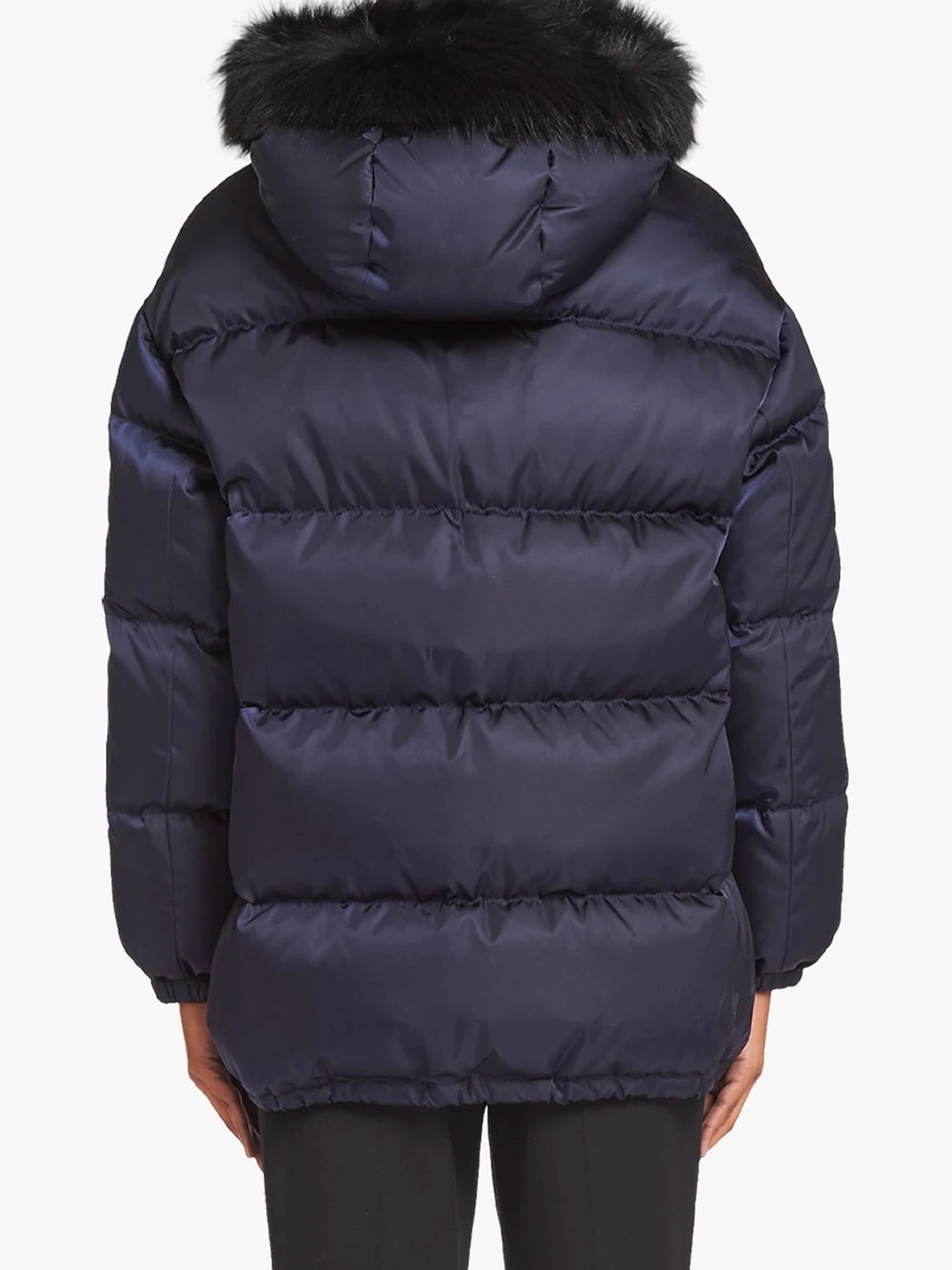 gabardine puffer jacket - 4