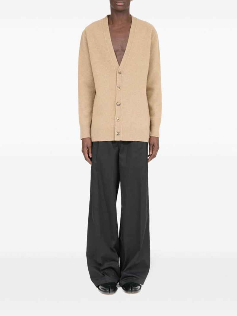 Maison Margiela V-neck wool cardigan outlook