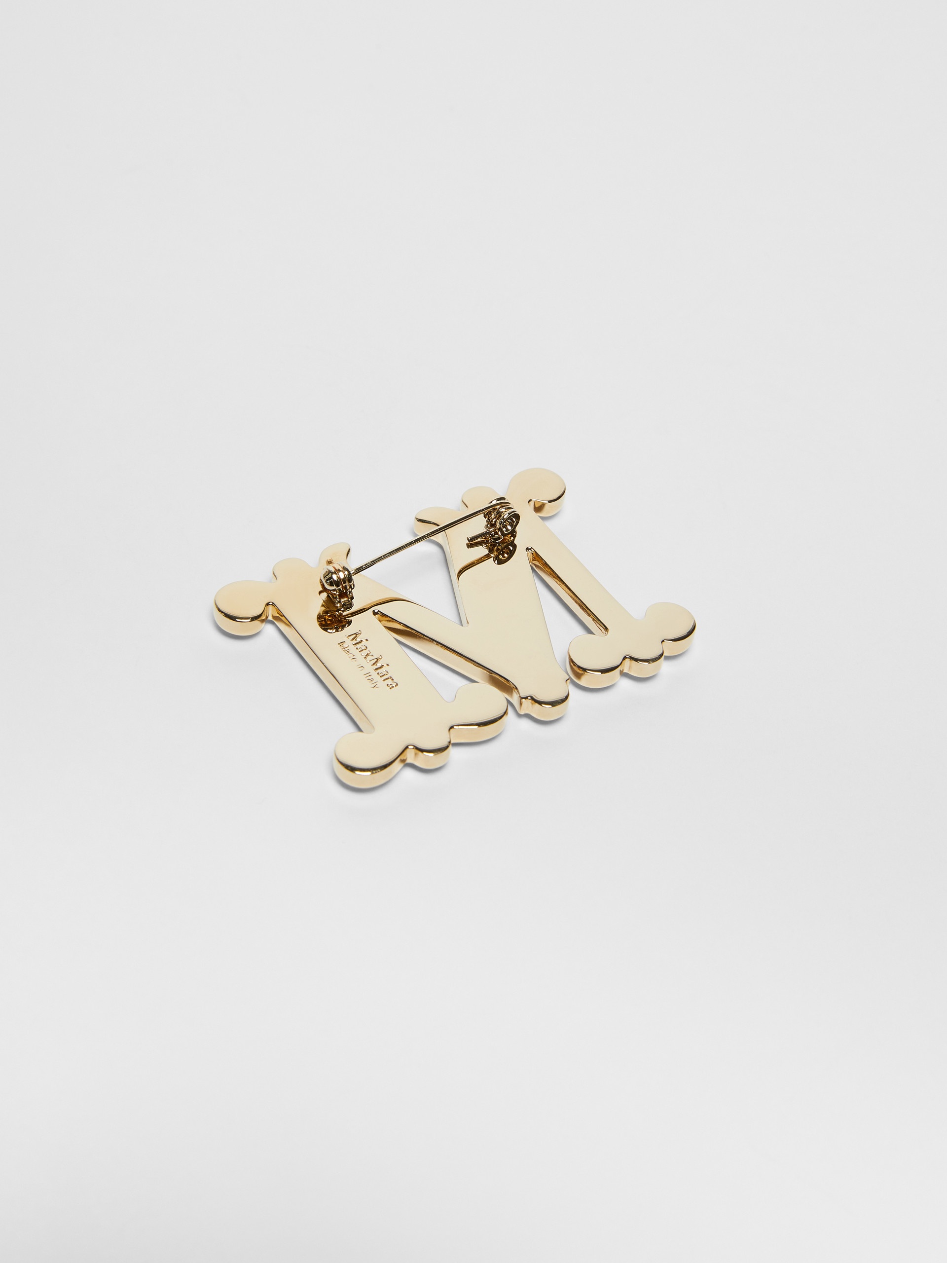 BATH2 Monogram brooch with crystals - 3