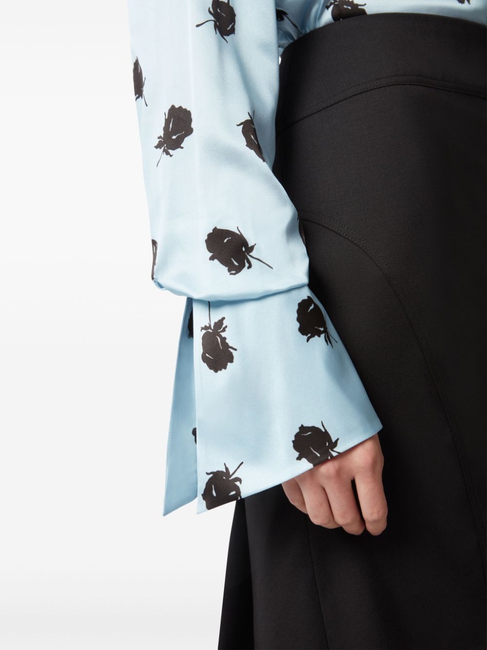floral-print shirt - 5