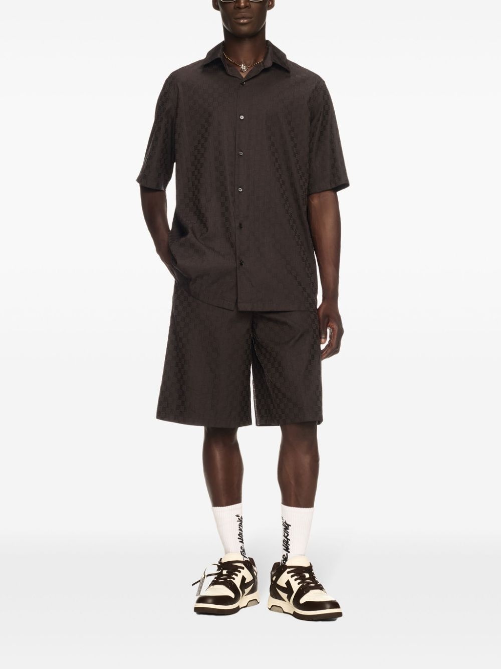 Damier shorts - 2