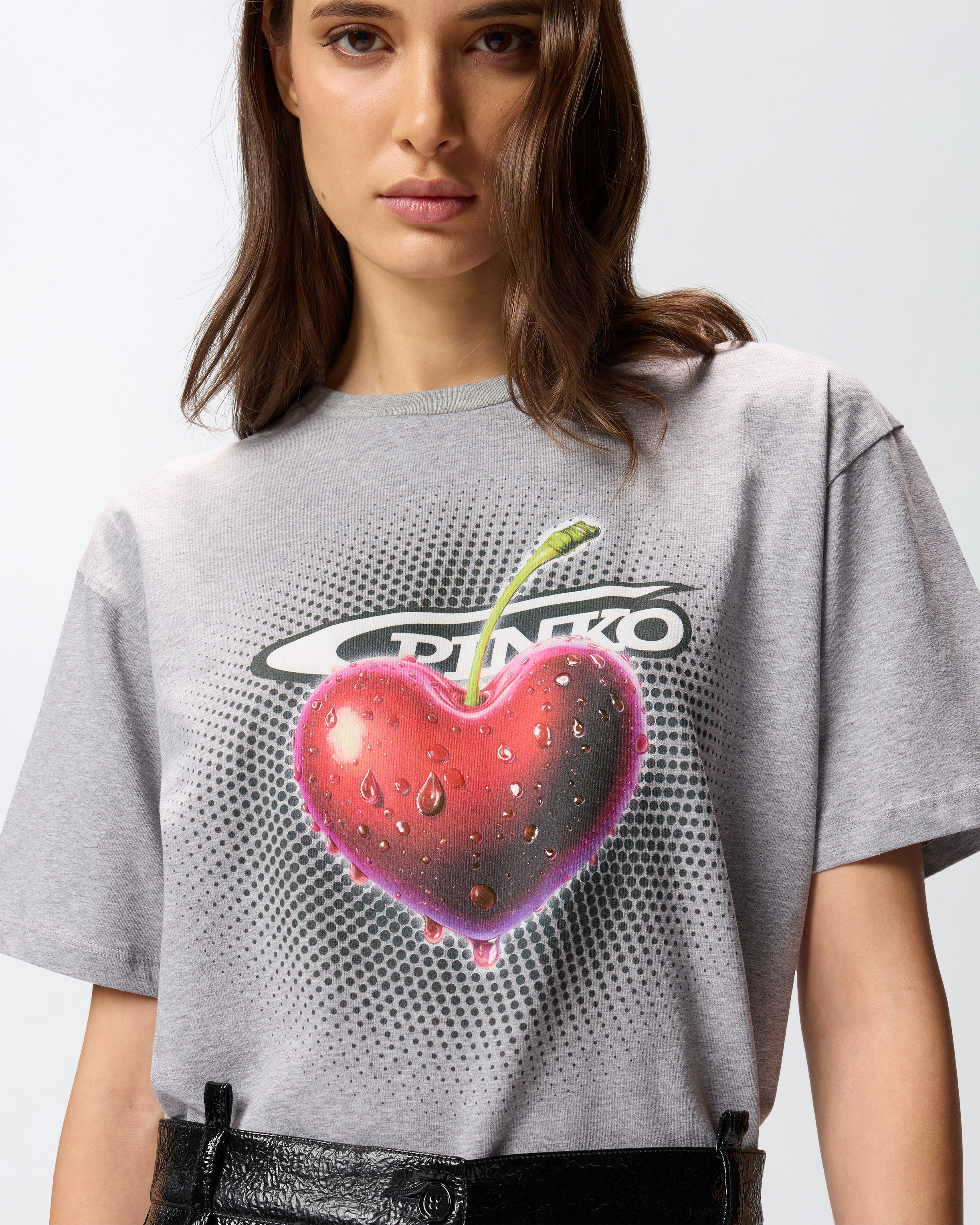 PRINTED MELANGE T-SHIRT - 5