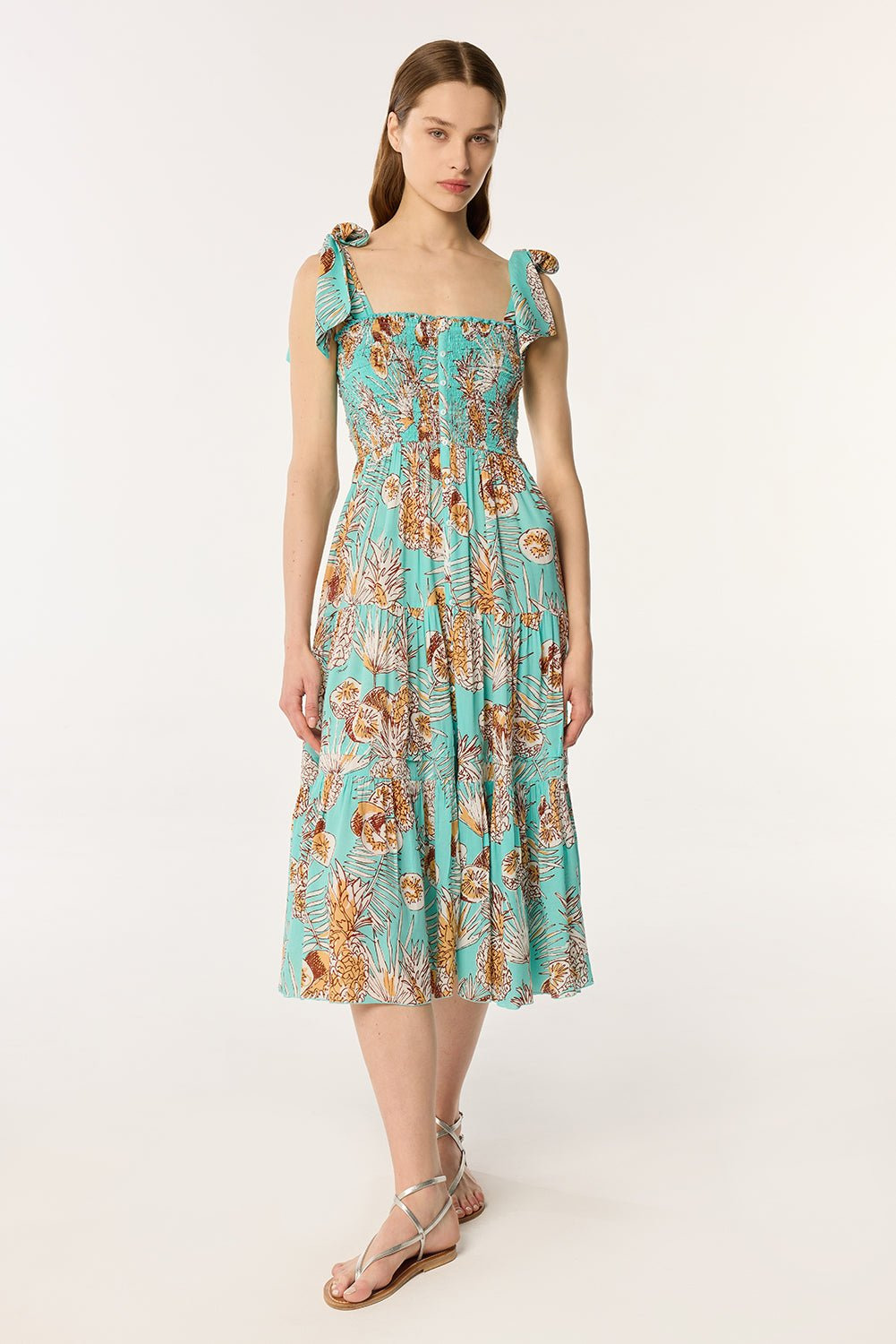 Long Dress Triny - Mint Karibia - 1
