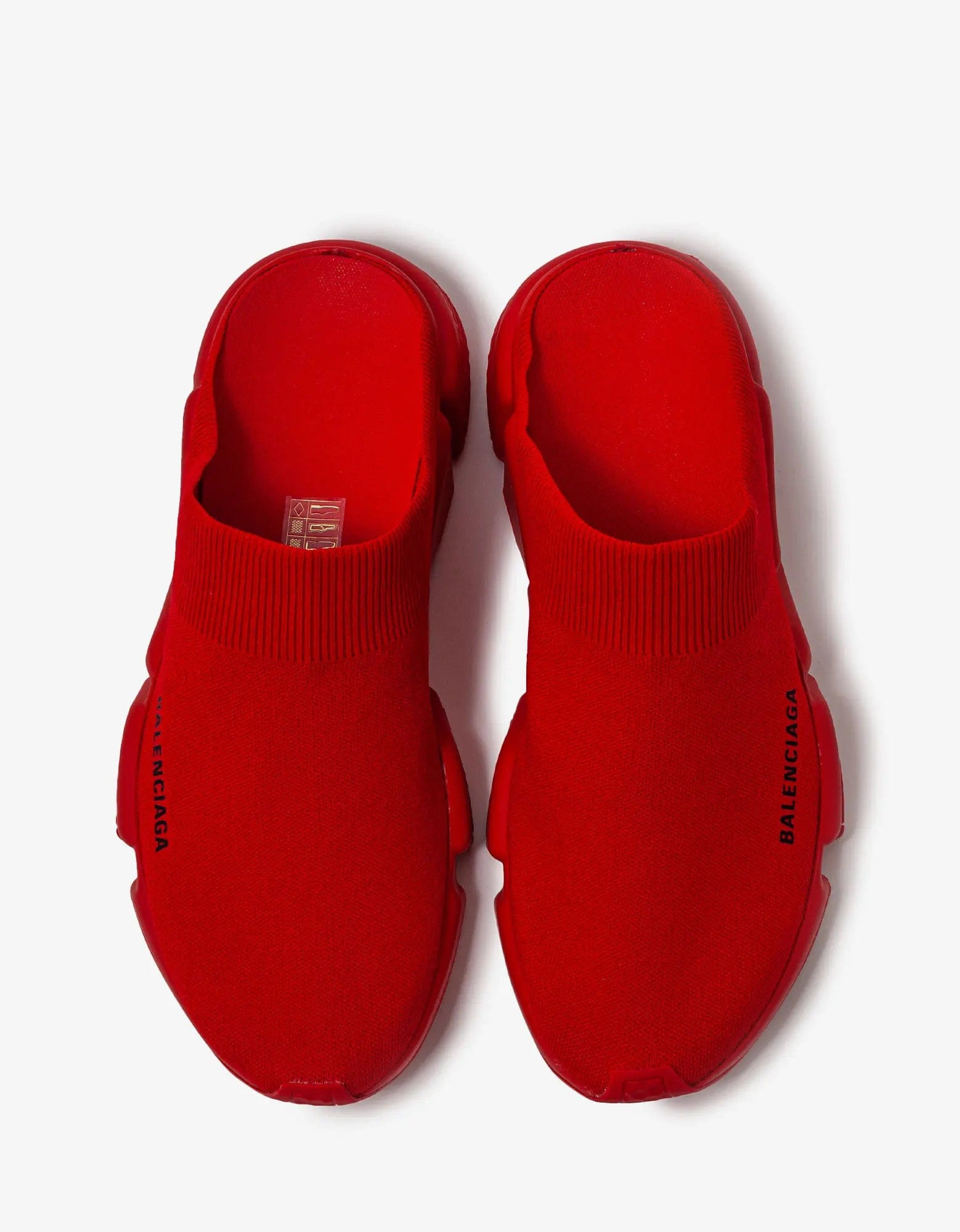 Balenciaga Red Speed Mule - 5