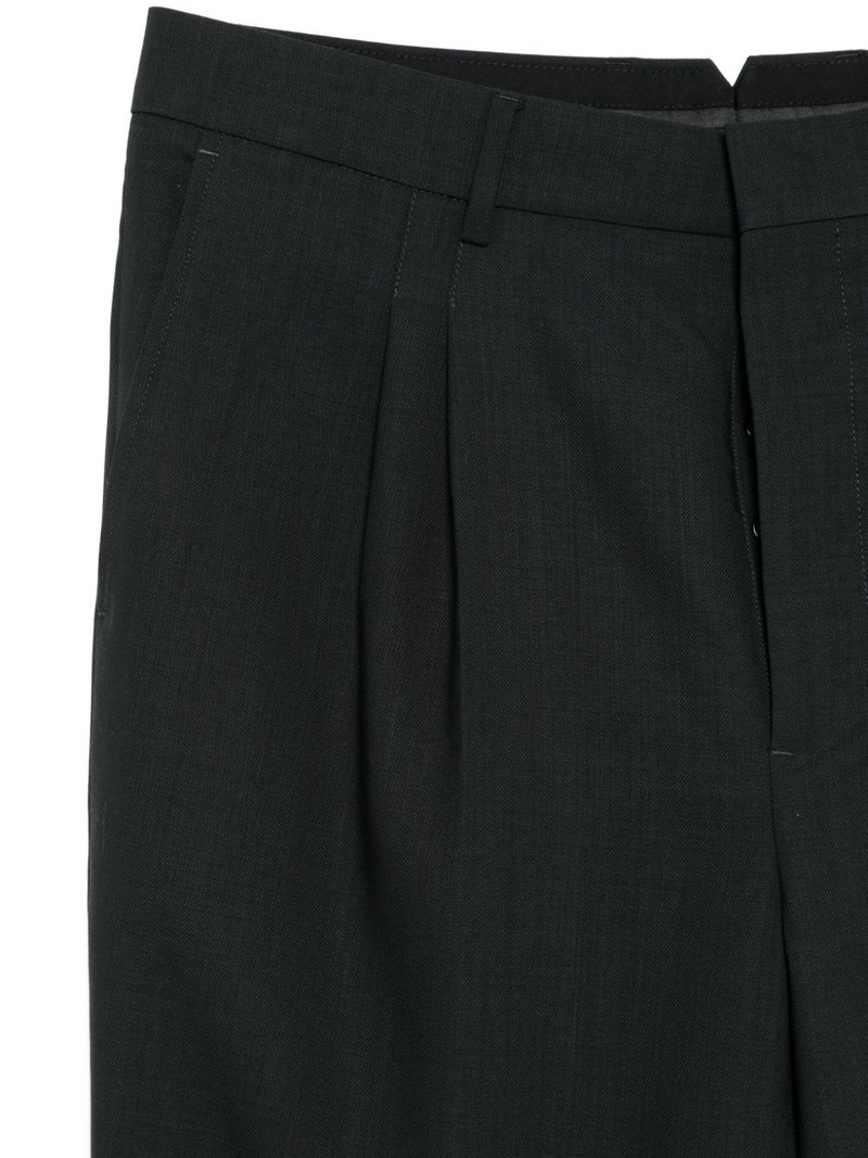 pleated cropped trousers 3