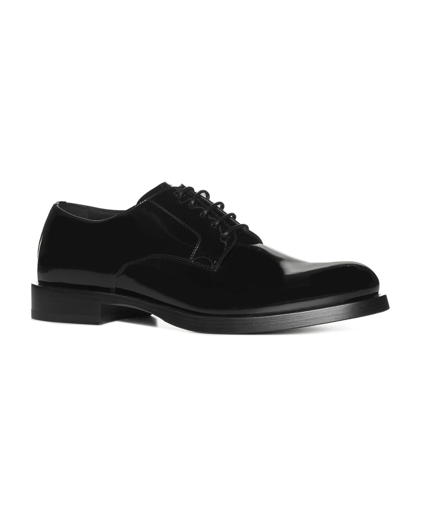 Classic Lace-up Derby Shoes - 2