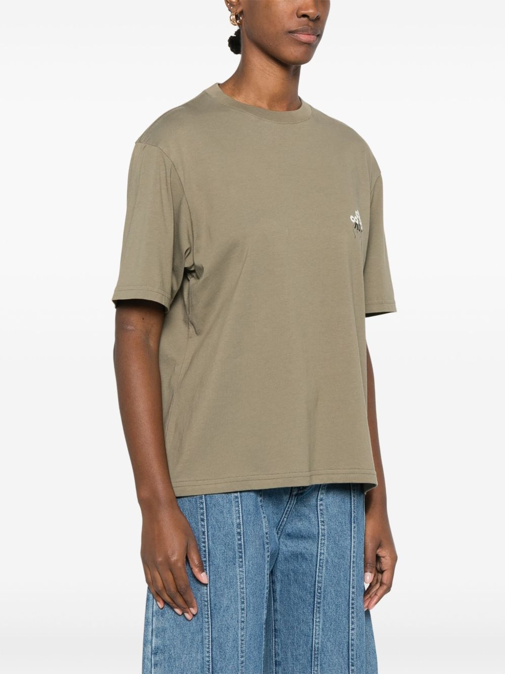 logo-print T-shirt - 3