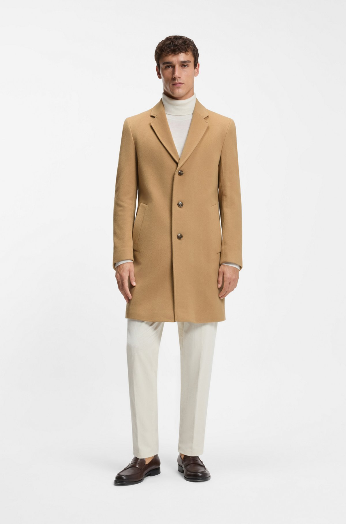 FORMAL COAT IN A WOOL BLEND - 2