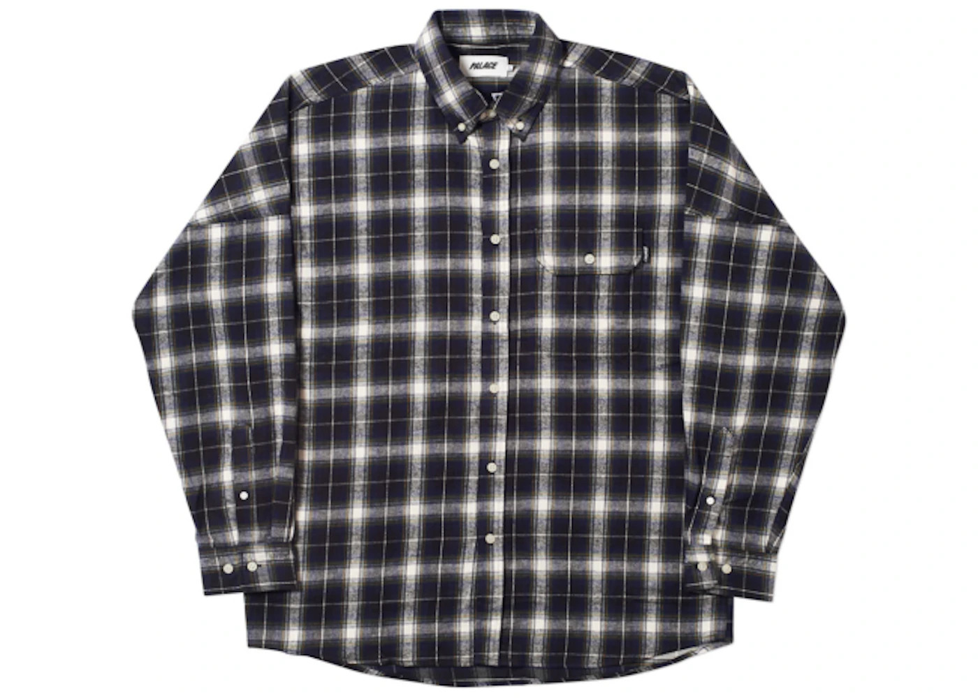 Palace Lumber Yak Shirt (SS 19) Navy/Green Check - 1