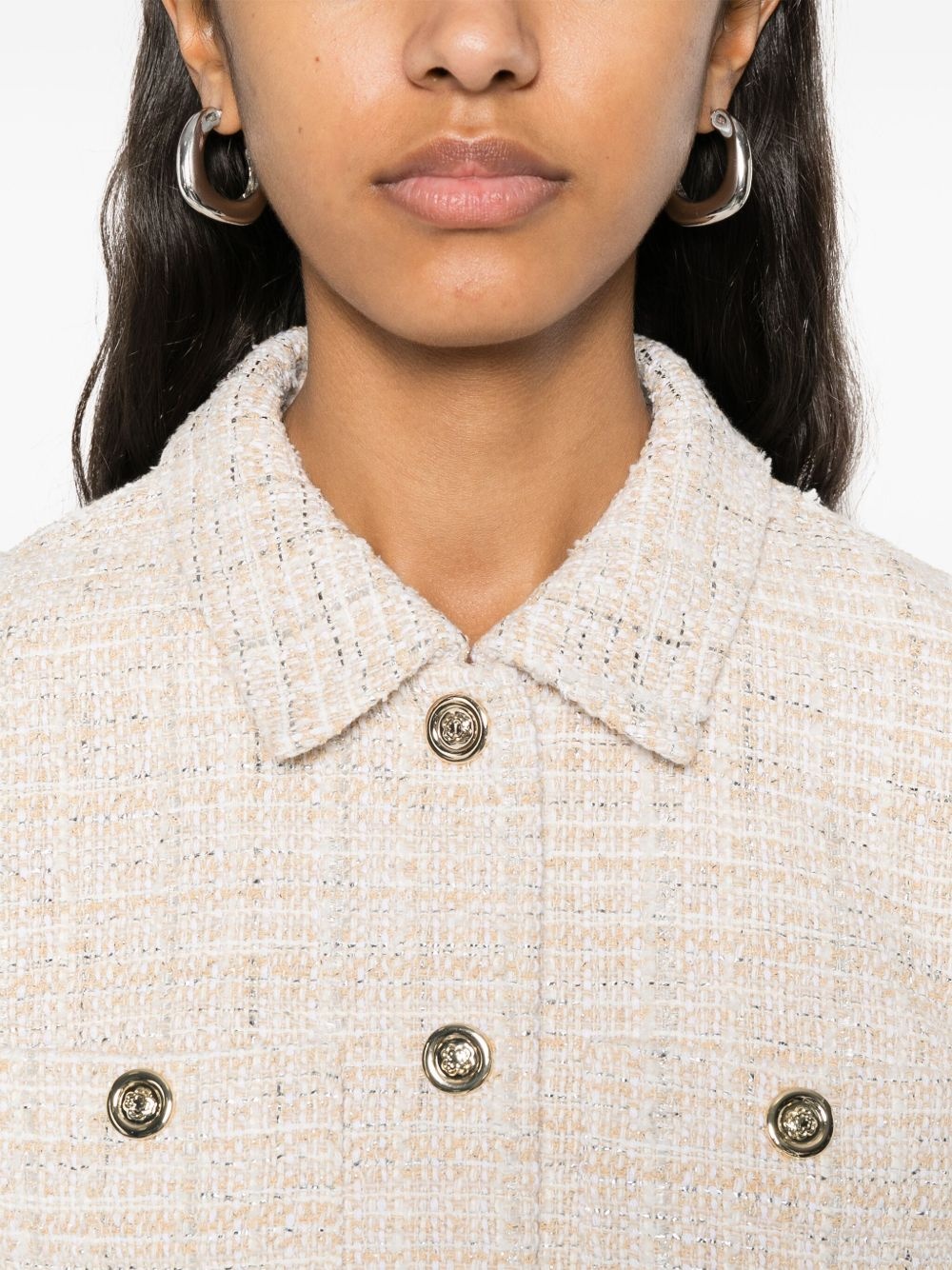 lurex tweed jacket - 5