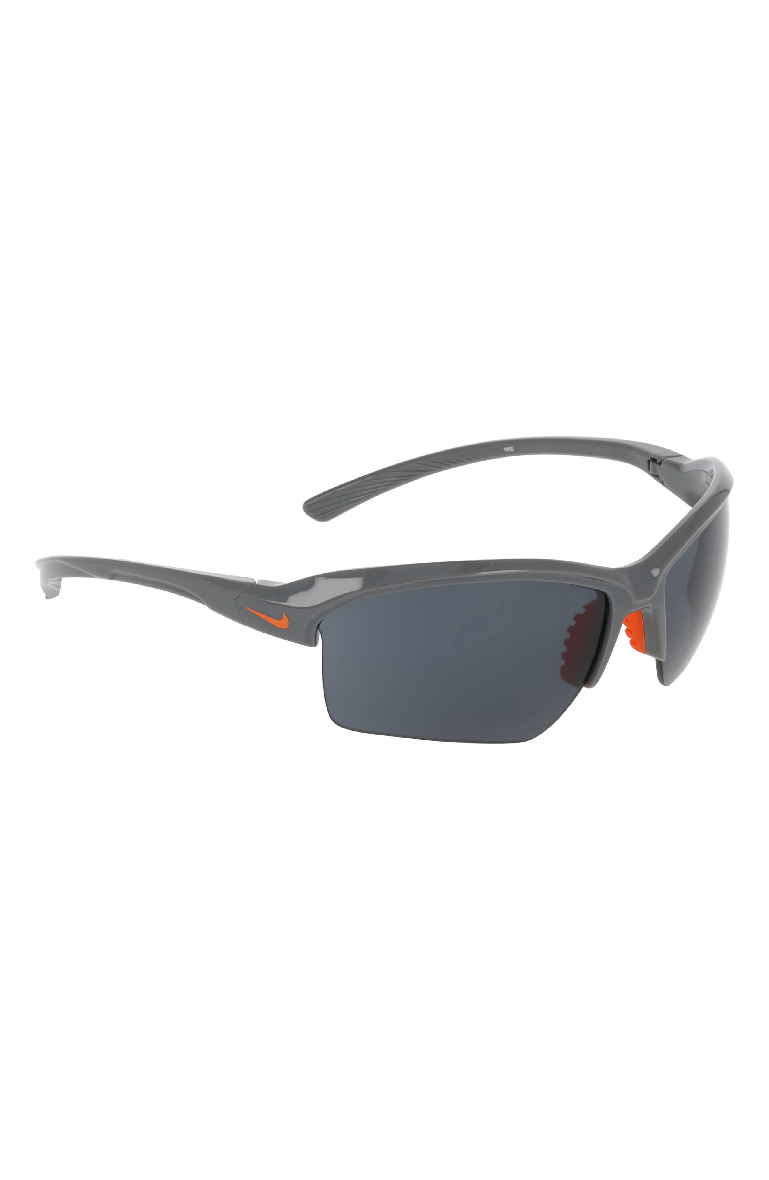Nike Skylon Ace 70mm Rectangular Sunglasses in Smoke Grey /Grey at Nordstrom - 8