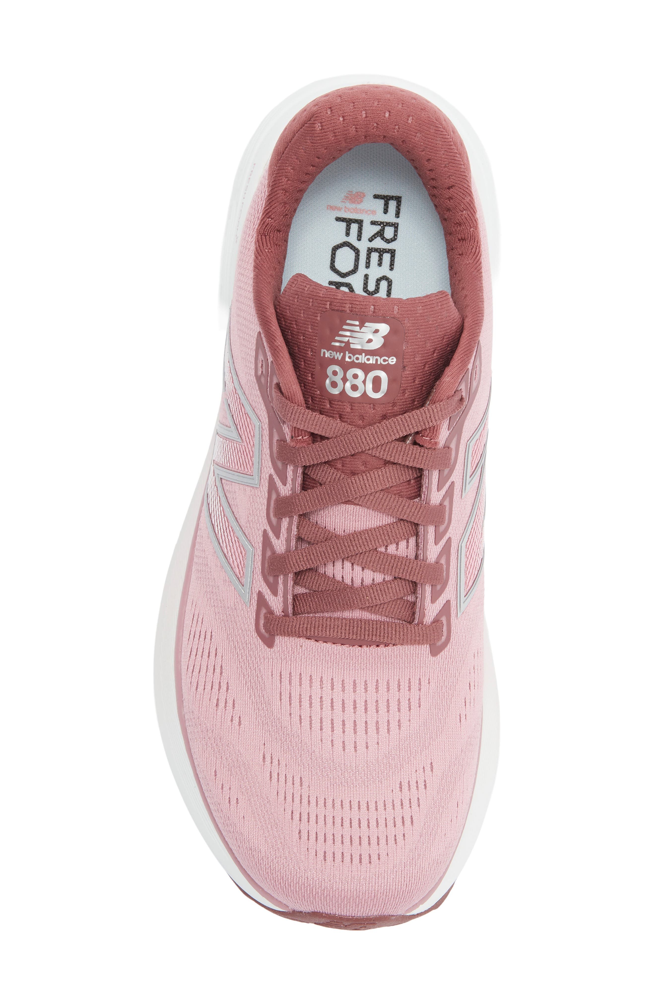 New Balance Fresh Foam X 880 v15 Running Shoe in Washed Burgundy/Pink Taffy at Nordstrom - 5