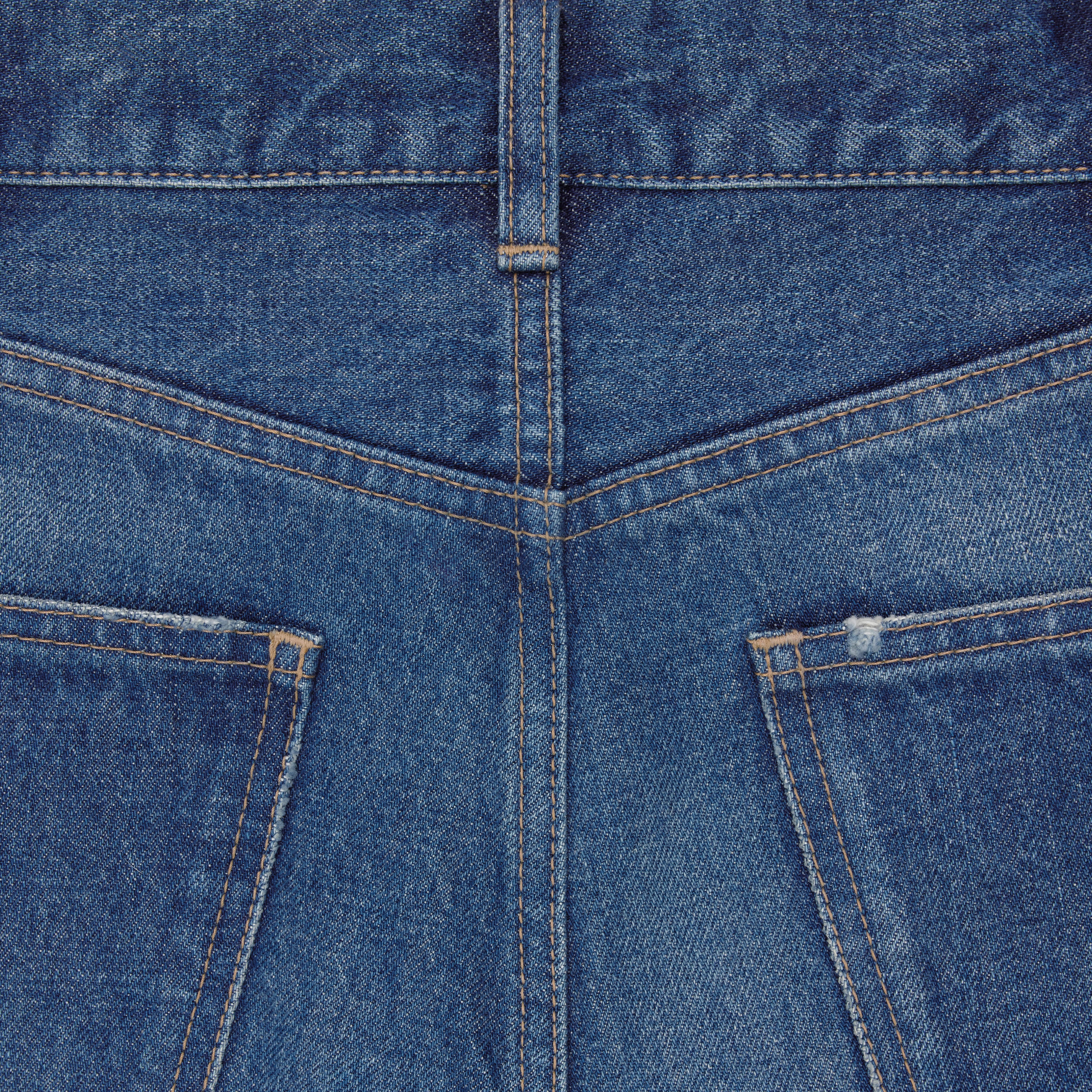 SKATE SHORTS IN DARK UNION WASH DENIM - 3