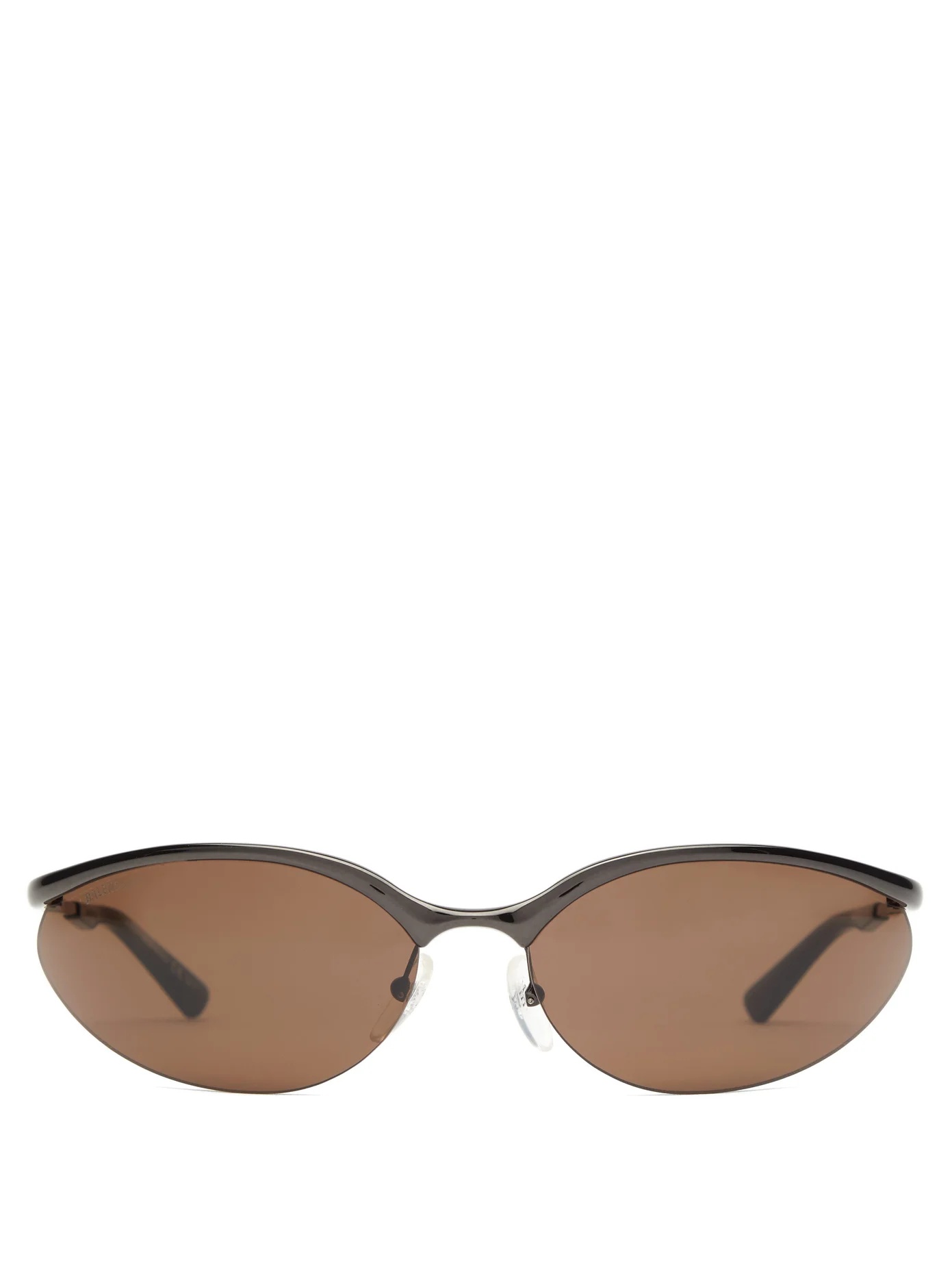 Fire oval metal sunglasses - 1