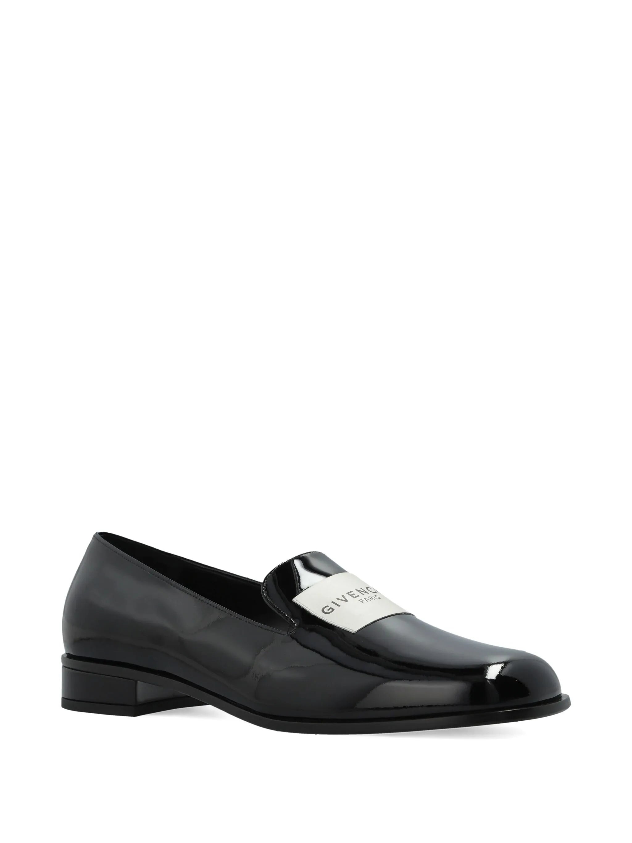 Givenchy Logo-plaque Patent Leather Loafers - 2