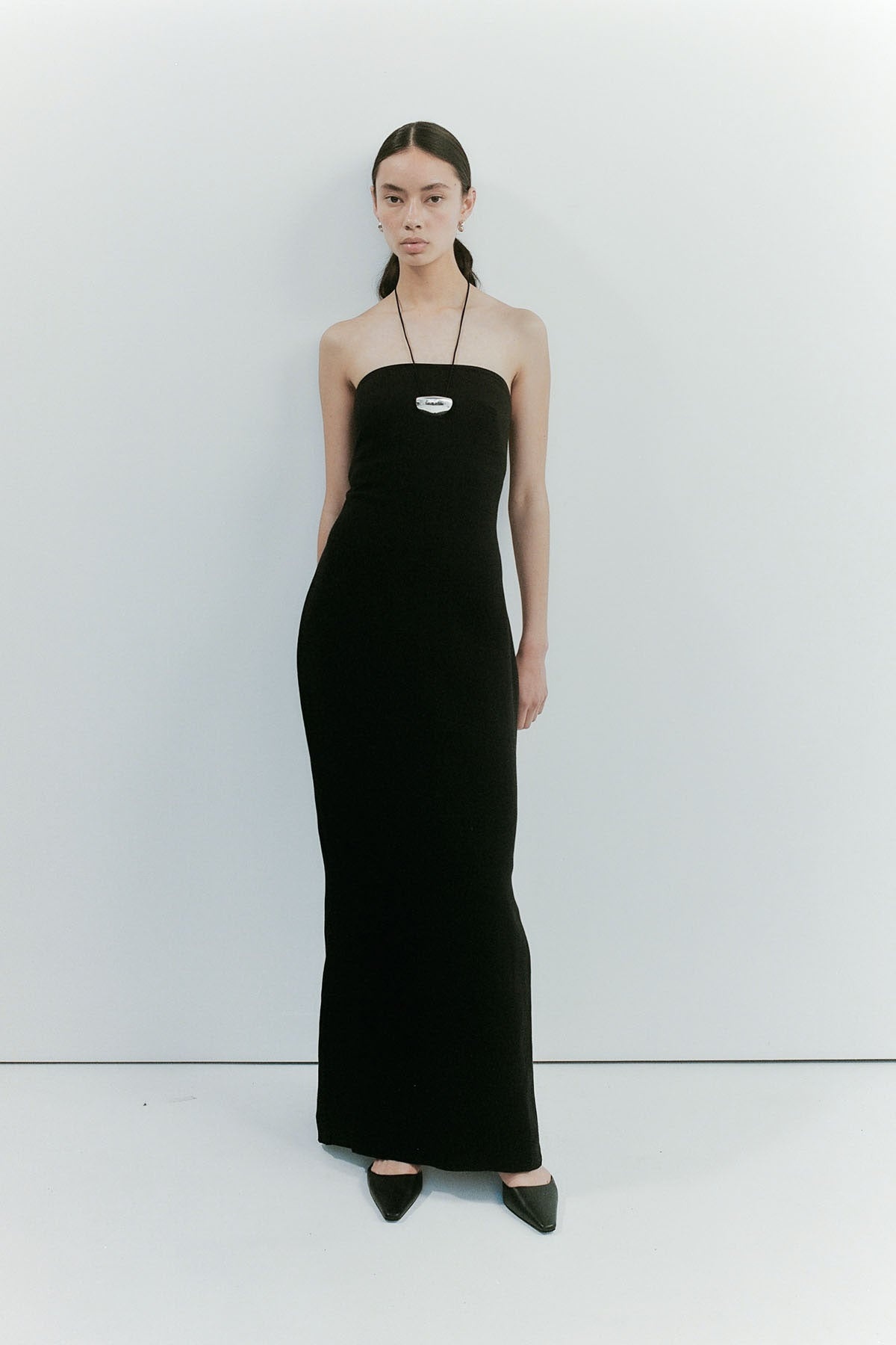 Column Dress - Black - 6