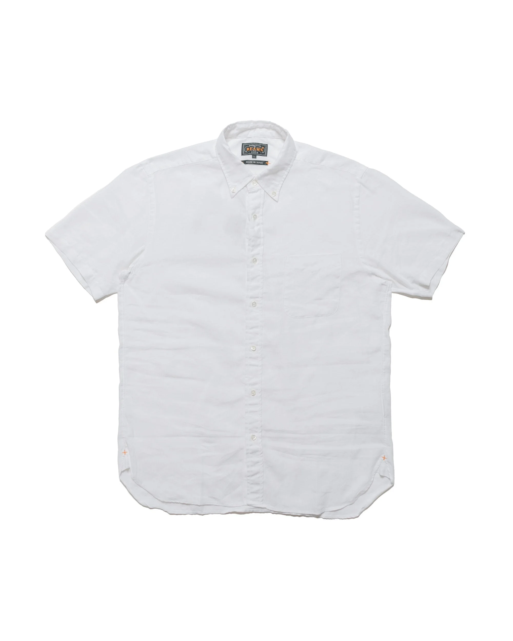B.D. Short Sleeve COOLMAX® Linen White - 1