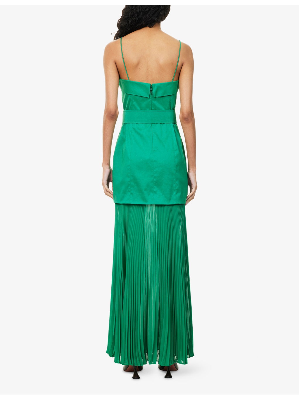 Bailey Pleated Stretch-Woven Maxi Dress - 4