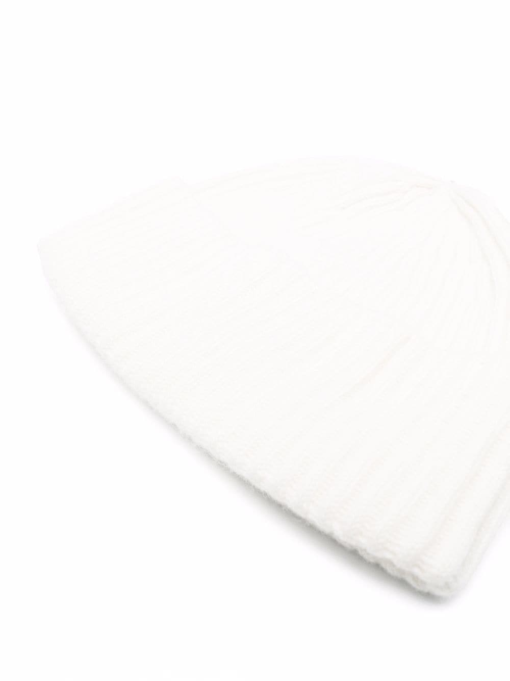 ribbed cashmere beanie - 2