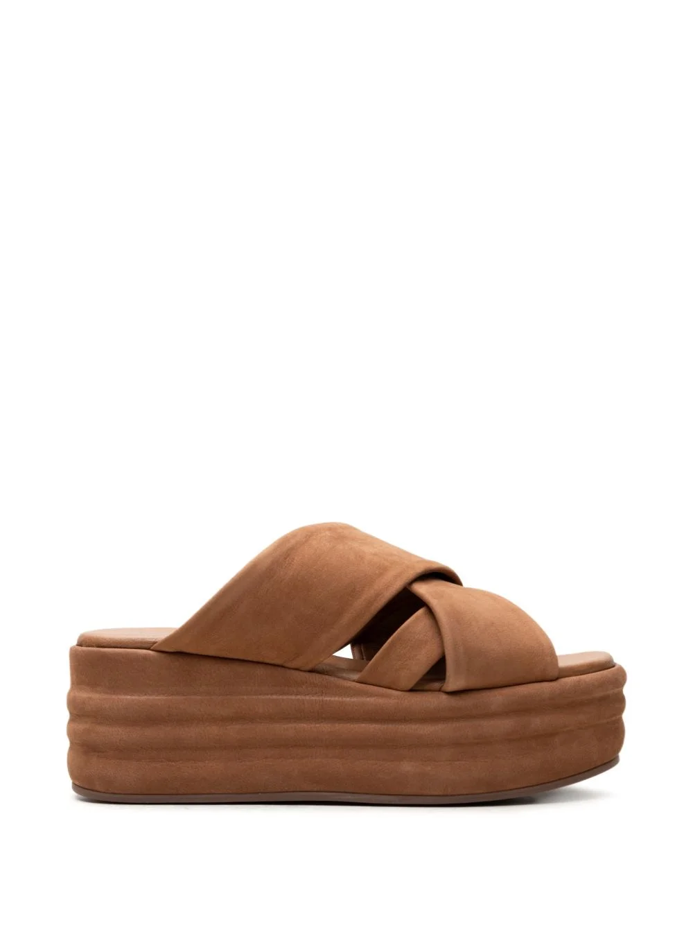 Wanderbay crossover-strap platform sandals - 1