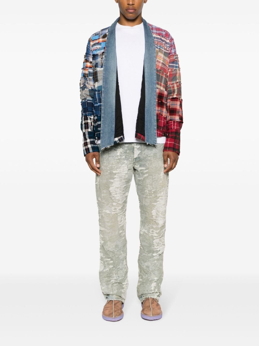 panelled cotton jacket - 2