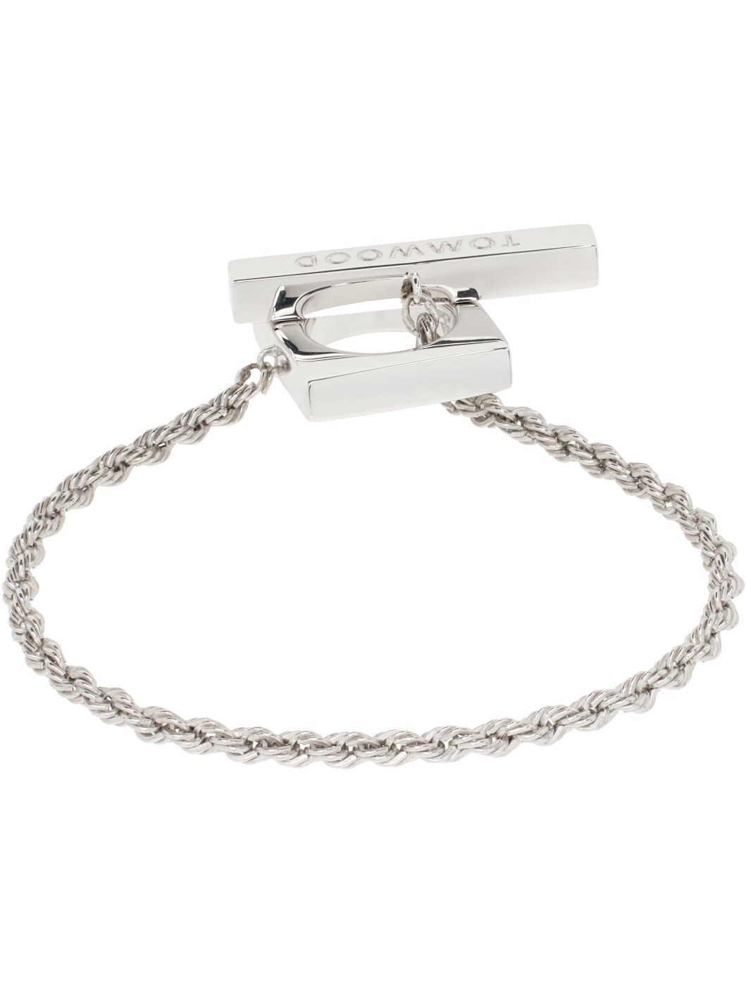 Silver Square Rope Bracelet - 2