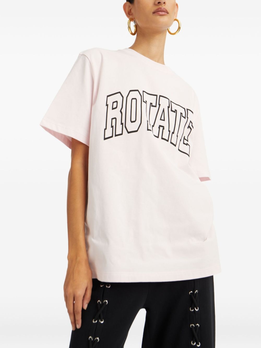 logo print T-shirt - 3