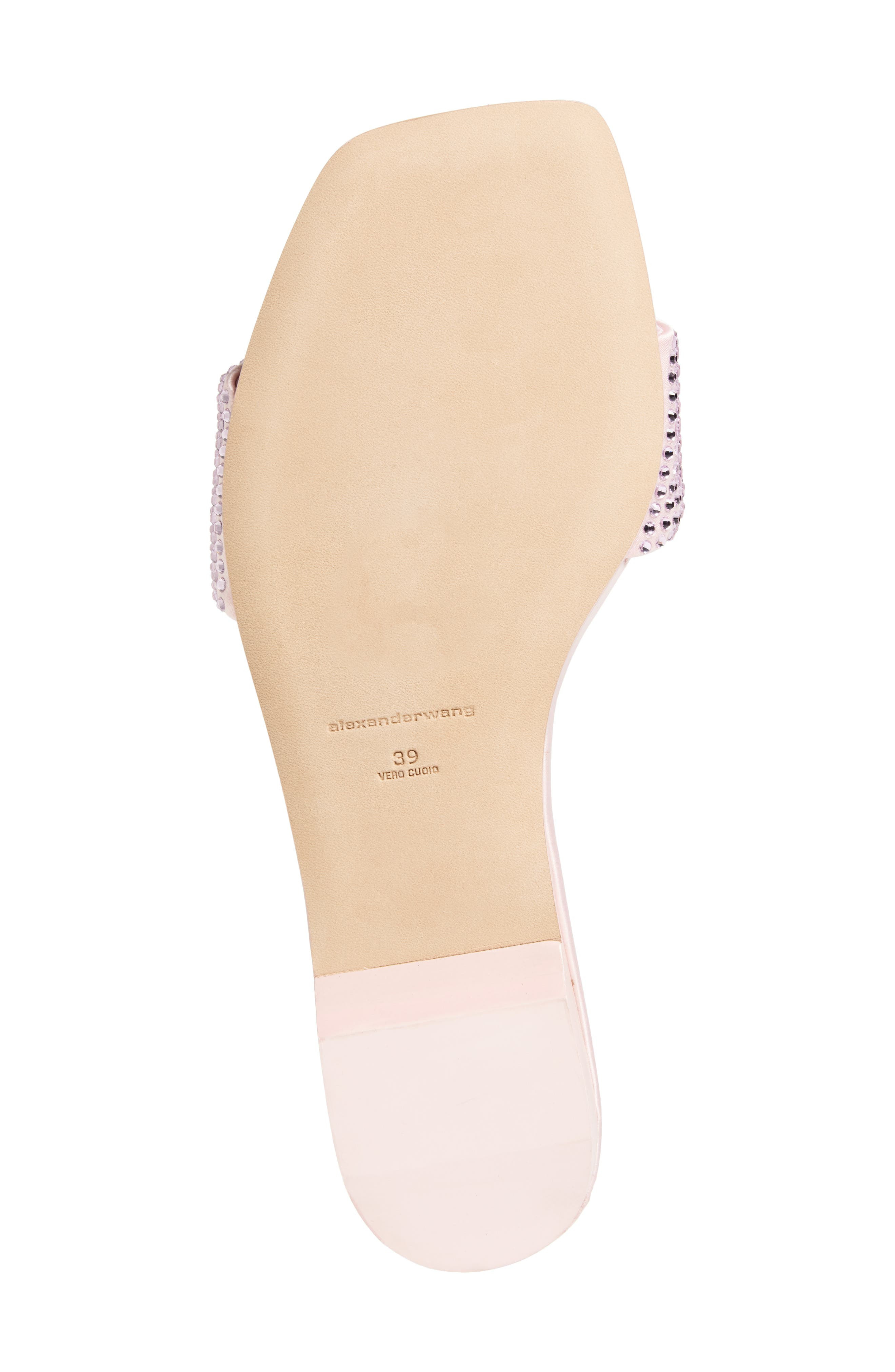 Alexander Wang Vy Crystal Embellished Slide Sandal in Light Pink at Nordstrom - 6