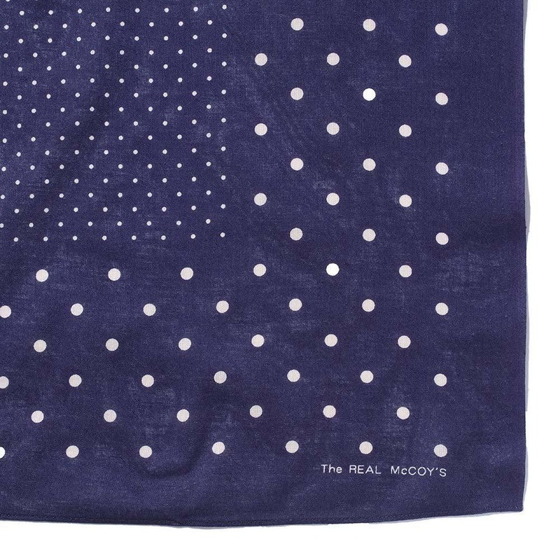 The Real McCoys The Real McCoy's 'Dot' Bandana Navy outlook