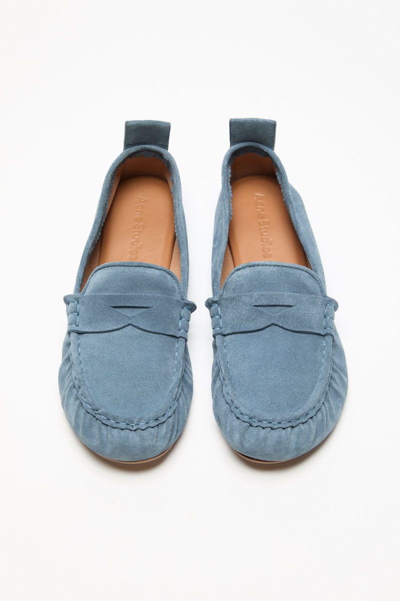 Suede loafers - Denim blue 4