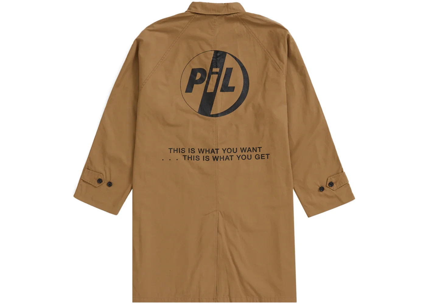 Supreme Supreme PiL Trench Coat Tan - FW22J88 TAN | REVERSIBLE