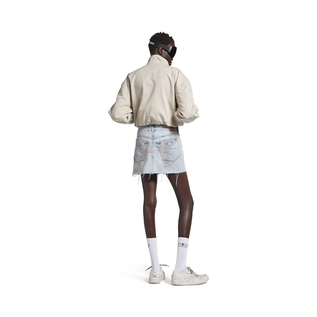 Women's City Mini Skirt in Light Blue - 4