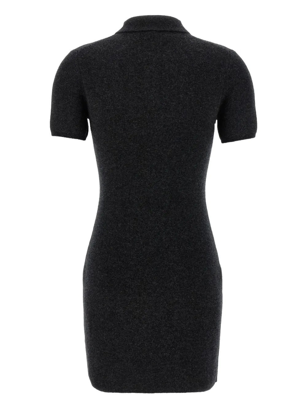T BY ALEXANDER WANG - Women Short Sleeves With Knit Logo Patch Polo Dress - 2