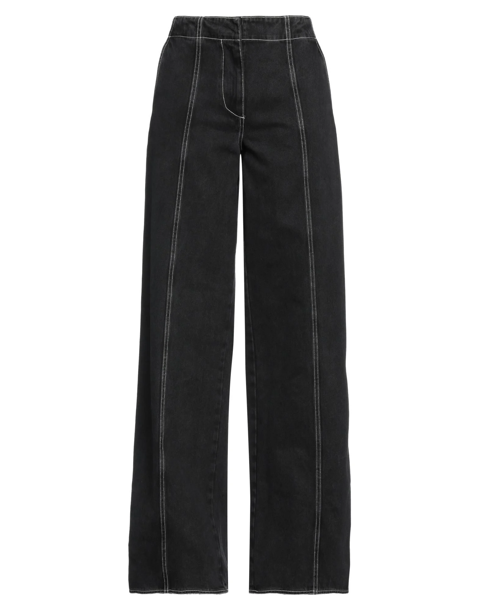 Black Women's Denim Pants - 1
