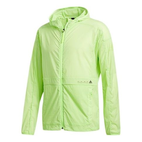 Men's adidas Sports Stylish Hooded Jacket Green FT2780 - 1