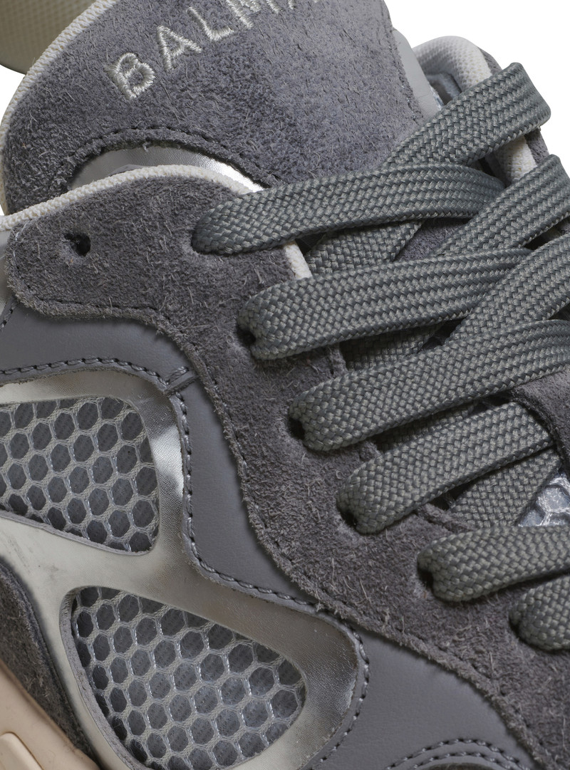 B-East trainers in metallic leather and mesh 8