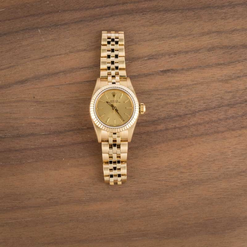 Rolex Oyster Perpetual 67198 Yellow Gold - 6