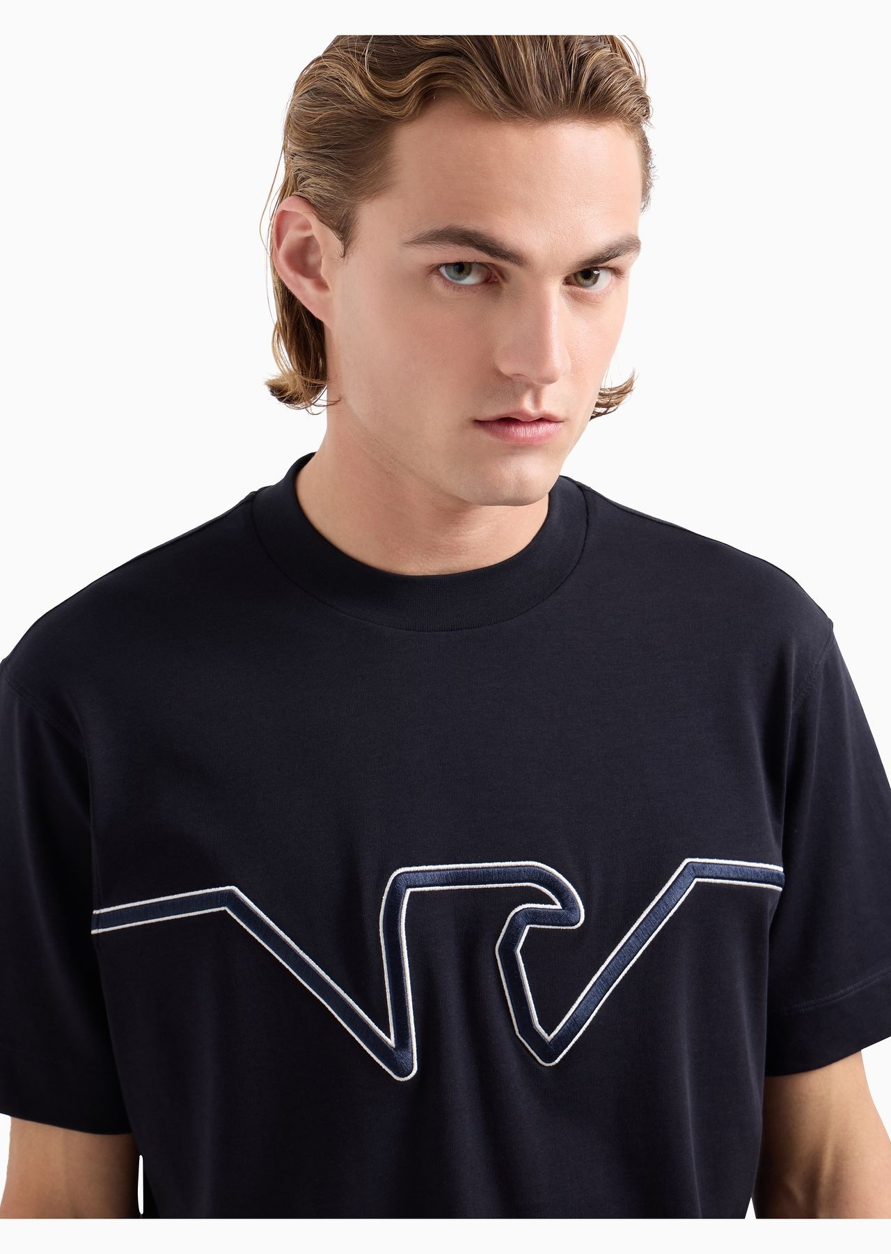 ASV heavyweight jersey T-shirt with raised logo embroidery - 5