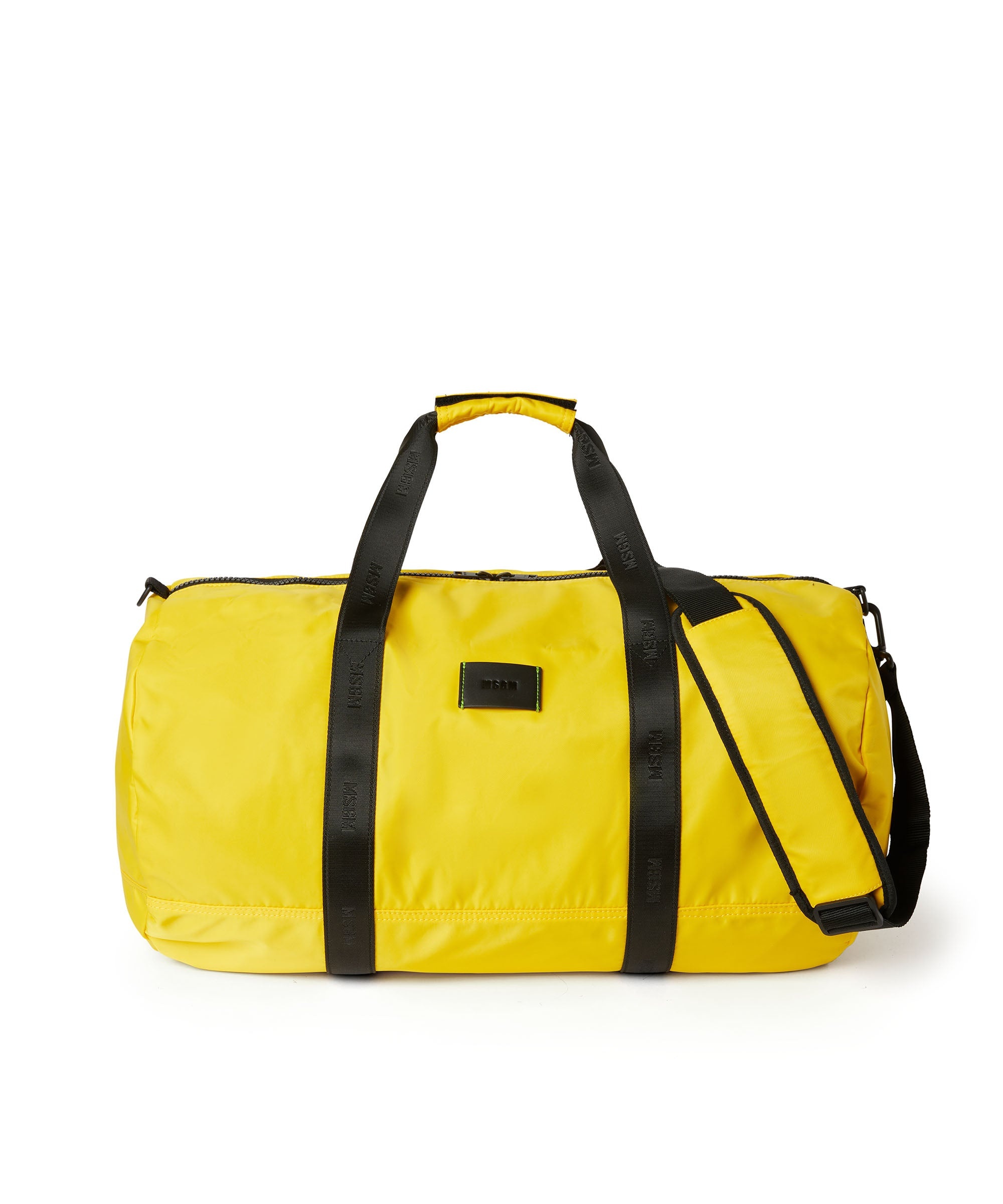 MSGM signature nylon duffle bag - 1