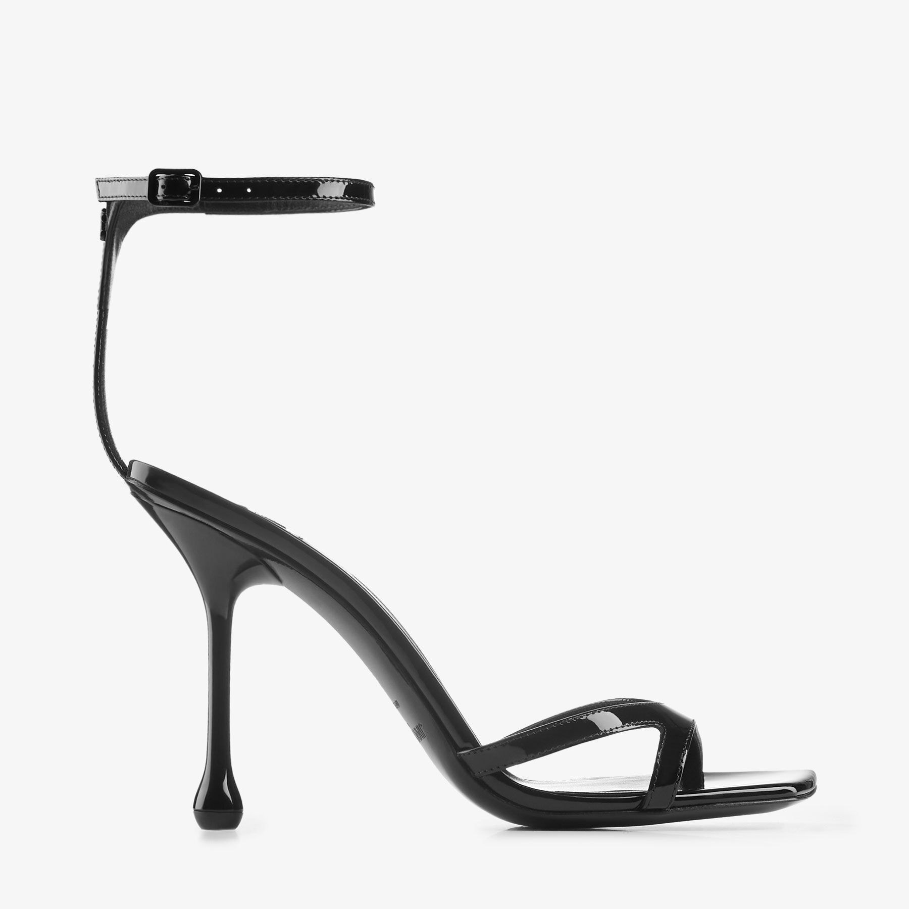 Jimmy Choo Neoma Jersey And Leather Sandals in Black