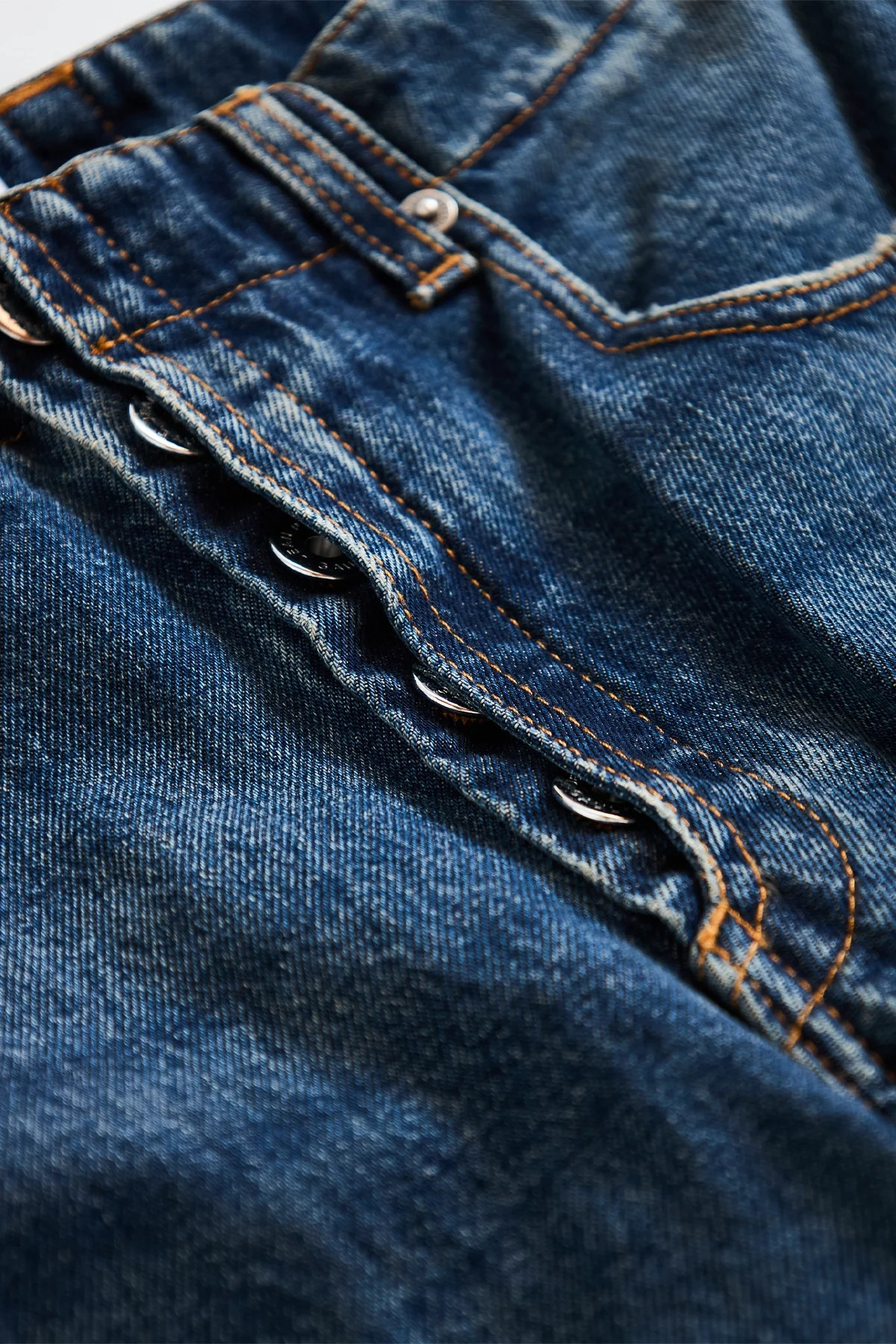 Jean Paul Gaultier Jean With Oversize Fit Vintage Blue - 3