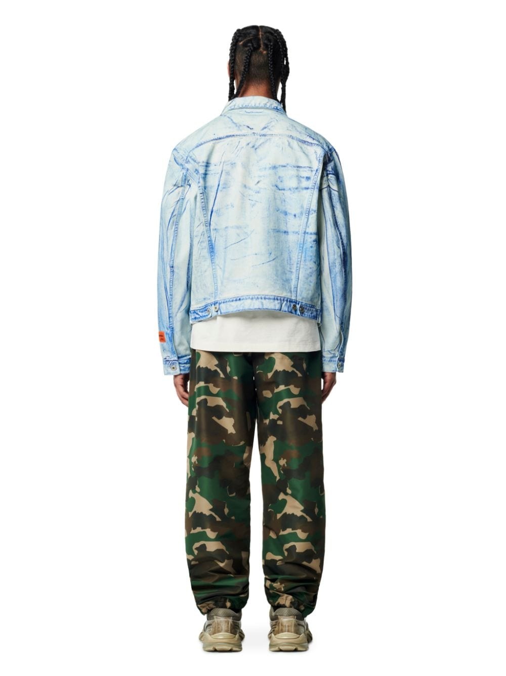 OVERDYED SPRAY REGULAR JACKET - 4