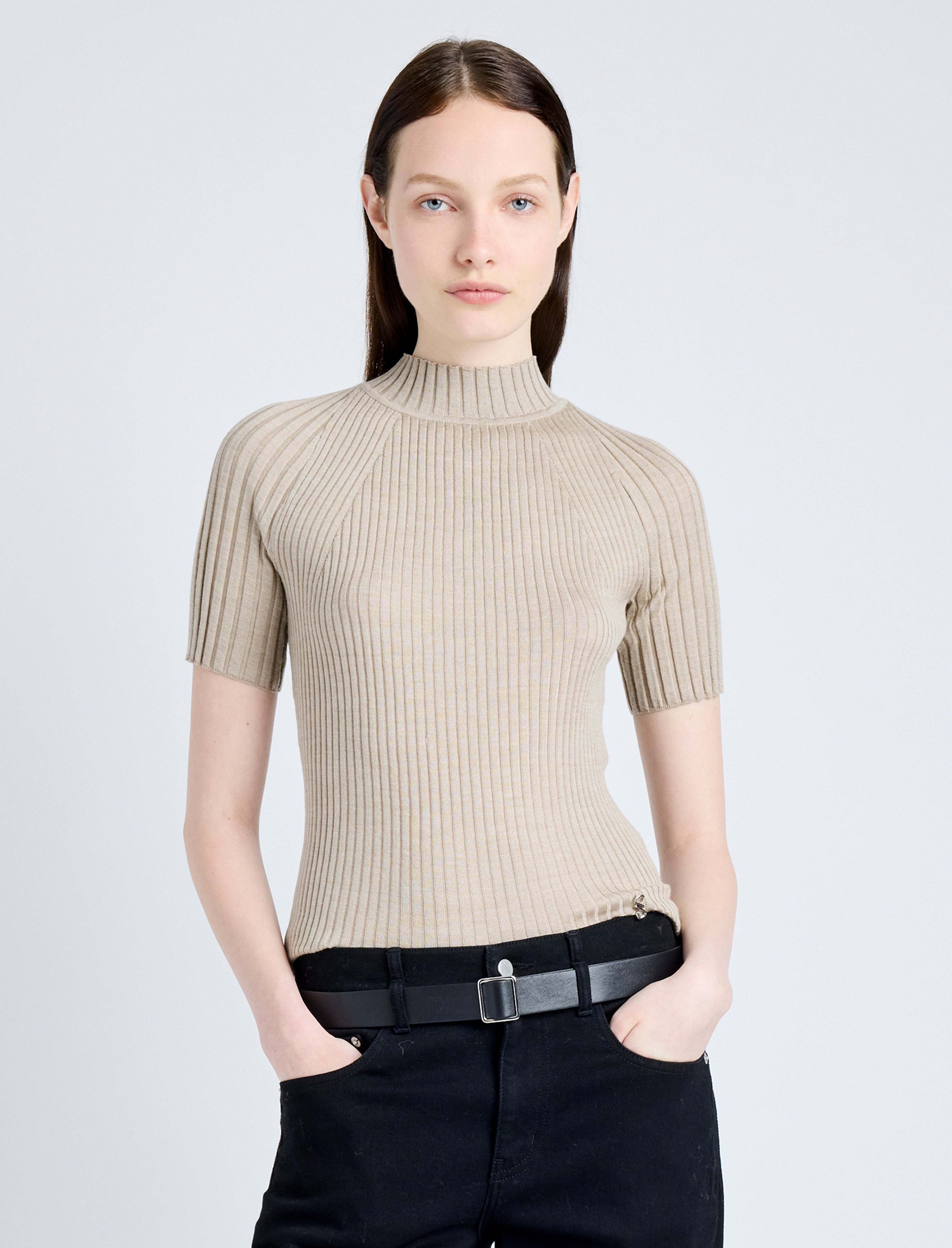 Jaden Top in Superfine Merino Silk - 6