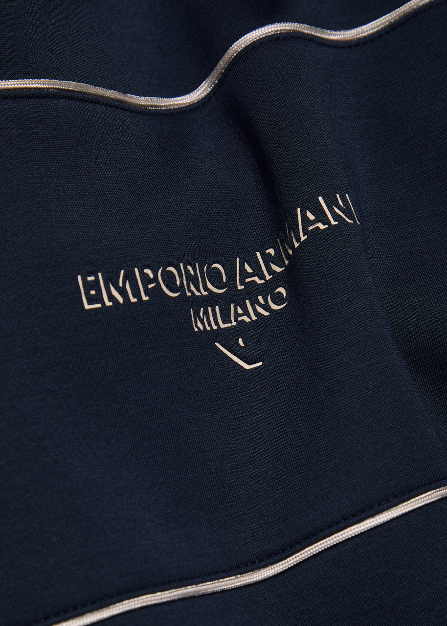 Emporio Armani Hooded Jersey Sweatshirt - 5