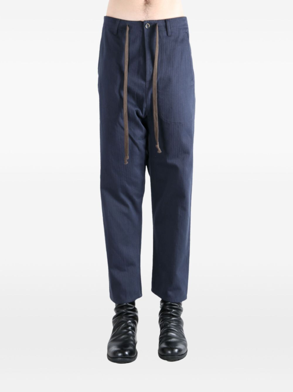 drawstring pocket trousers - 2
