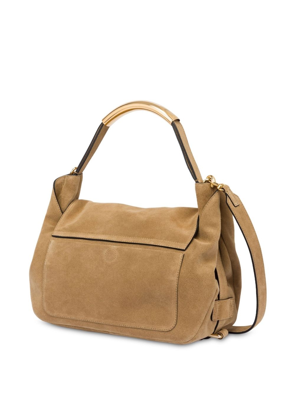 Handle Me suede tote bag - 2
