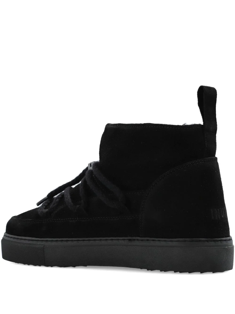 lace-up suede boots - 1