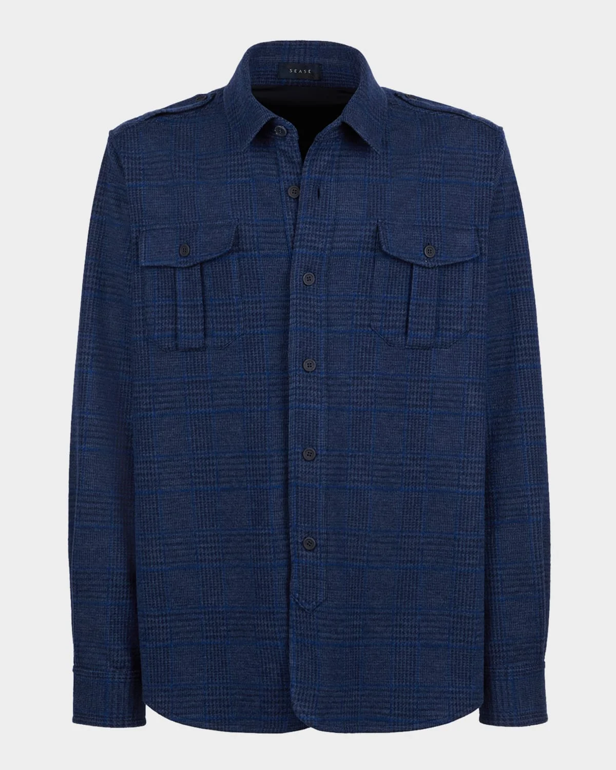 Men's Check Shirt Jacket - 1