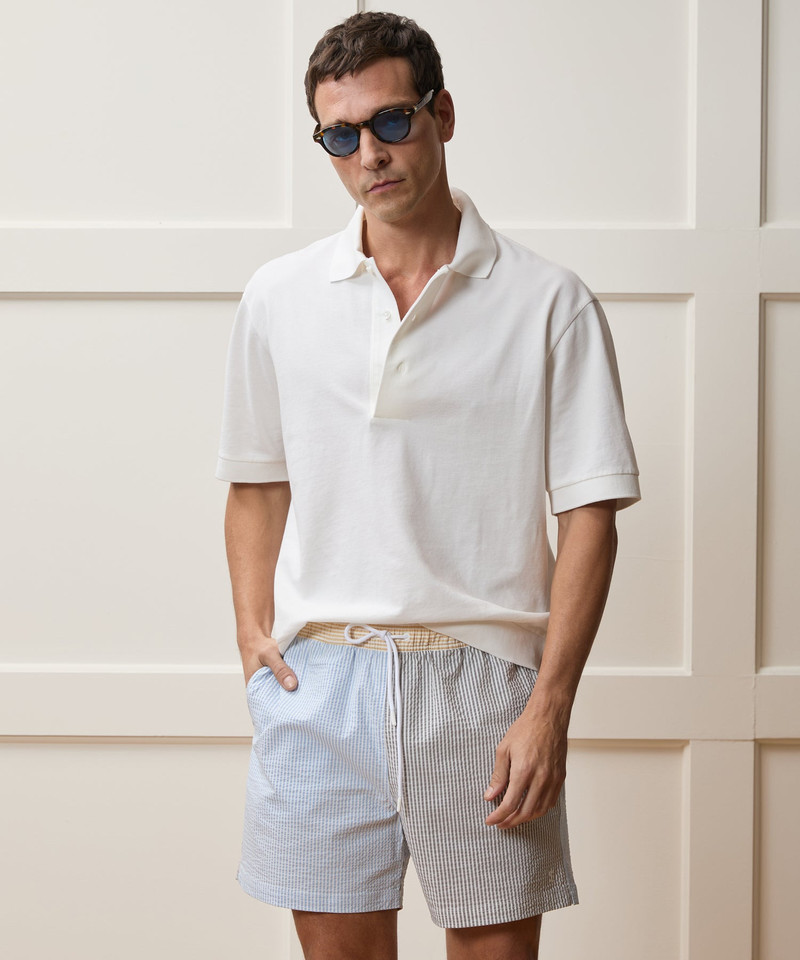TODD SNYDER Relaxed Cotton Pique Polo outlook